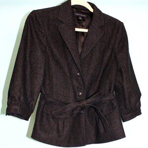 Banana Republic Tie Waist Wool Jacket